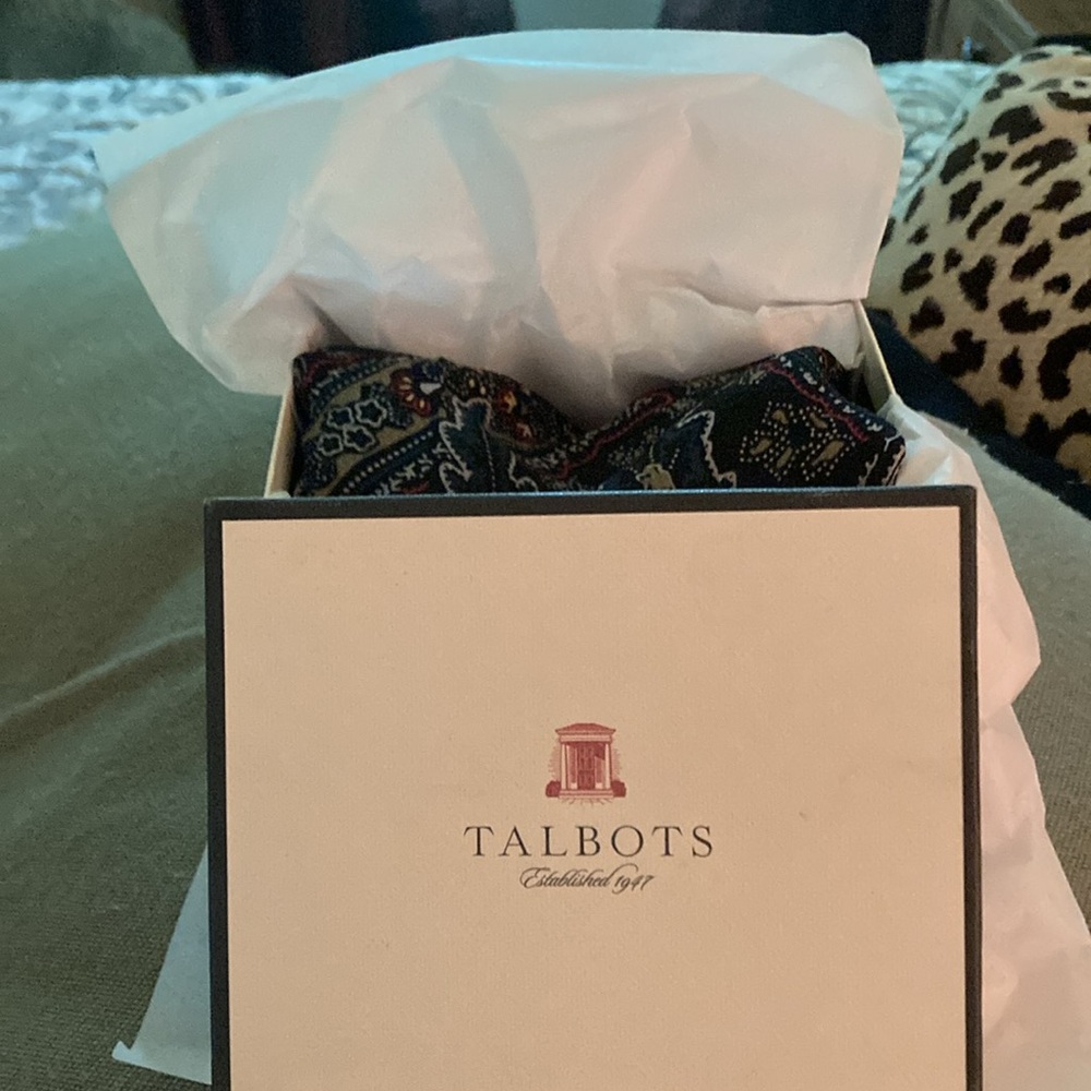 Talbots silk scarf